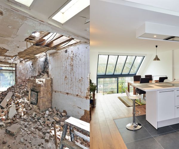 Brickvalue_keuken voor en na renovatie keuken